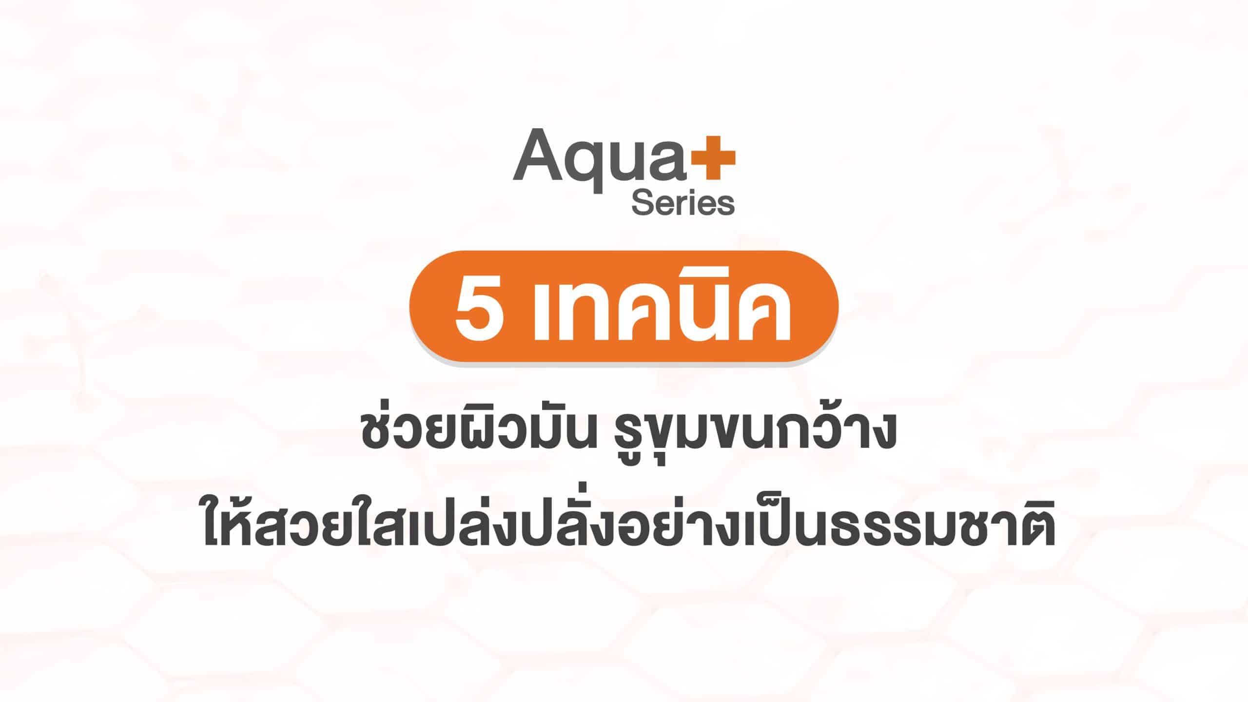 ผิวมัน รูขุมขนกว้าง