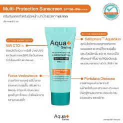 AquaPlus ชุดสินค้าขนาดทดลอง (Soft Scrub Essence 5 ml. / Essence 5 ml. / Sunscreen 5 ml.) Aqua+ Series Thailand
