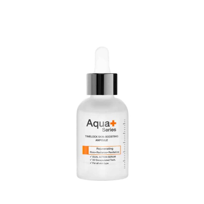 TimeLock Skin-Boosting Ampoule 30 ml. – แอมพูลสูตรเข้มข้น เติมความชุ่มชื้น กระชับผิว ลดเลือนริ้วรอย